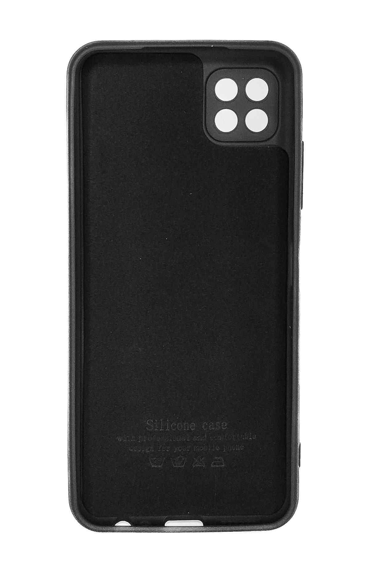 Protectores para celular  para Samsung  A22 5G Funda de silicona con felpa Negro